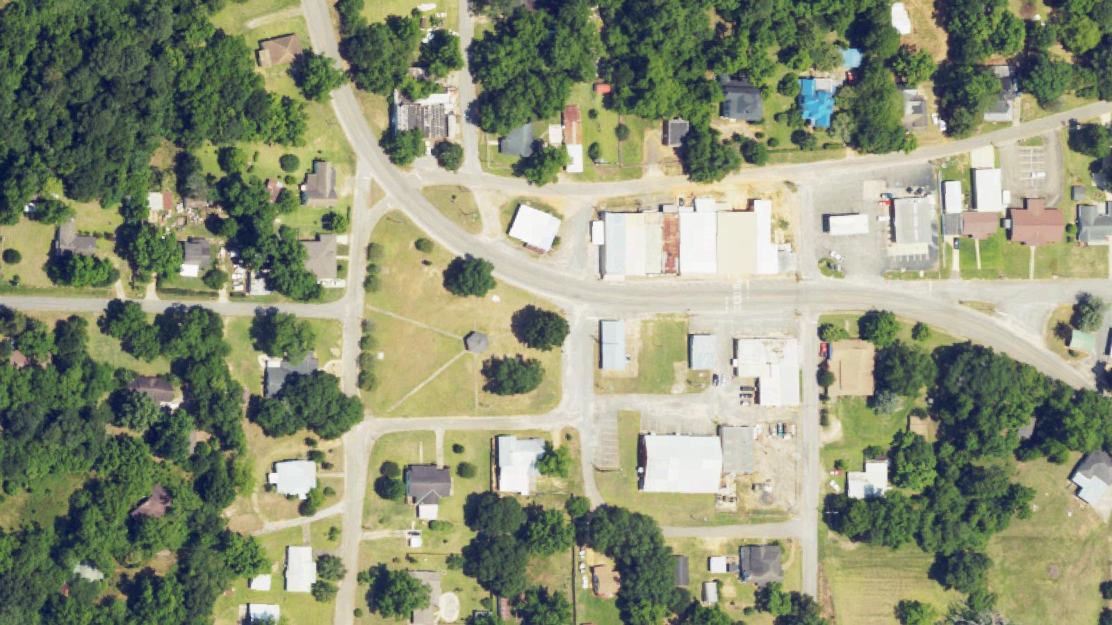 Aerial survey view of Bill Sketoe's Hole — Choctawhatchee Bridge