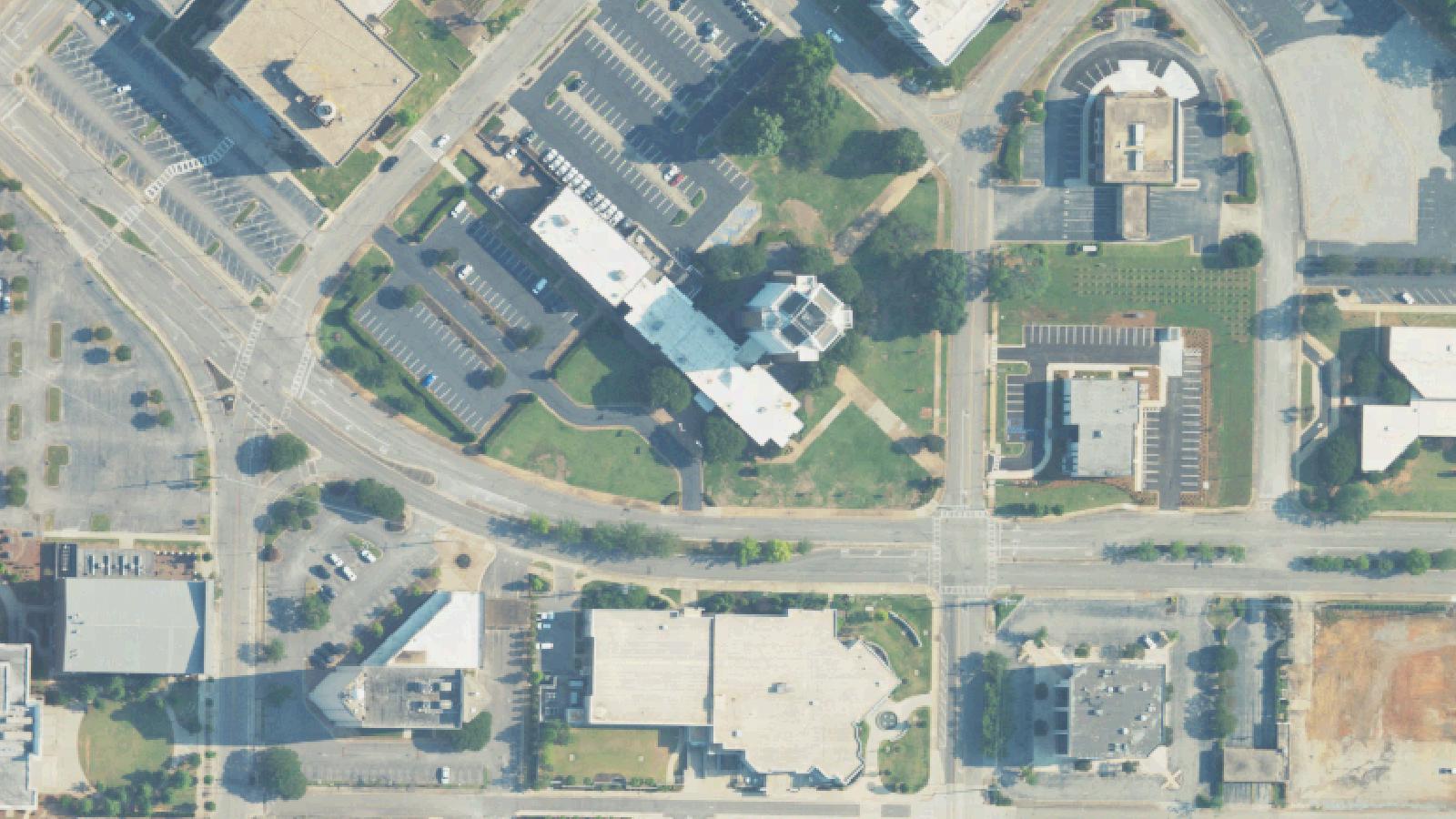 Aerial survey view of Crybaby Hollow — Decatur Area