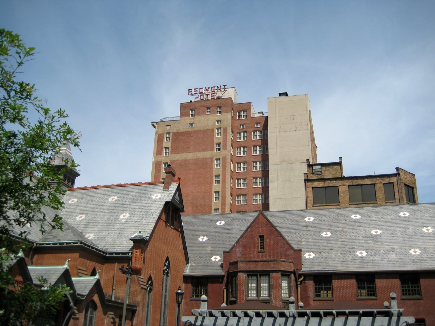 The 1925 Redmont Hotel in downtown Birmingham, Alabama
