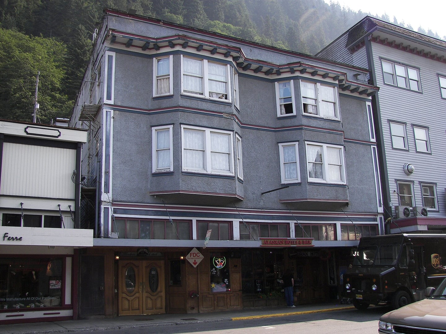 The Alaskan Hotel and Bar on South Franklin Street in downtown Juneau, Alaska
