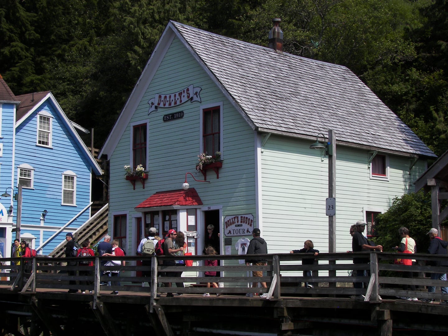 Dolly's House Museum in Ketchikan — a stop on this tour.