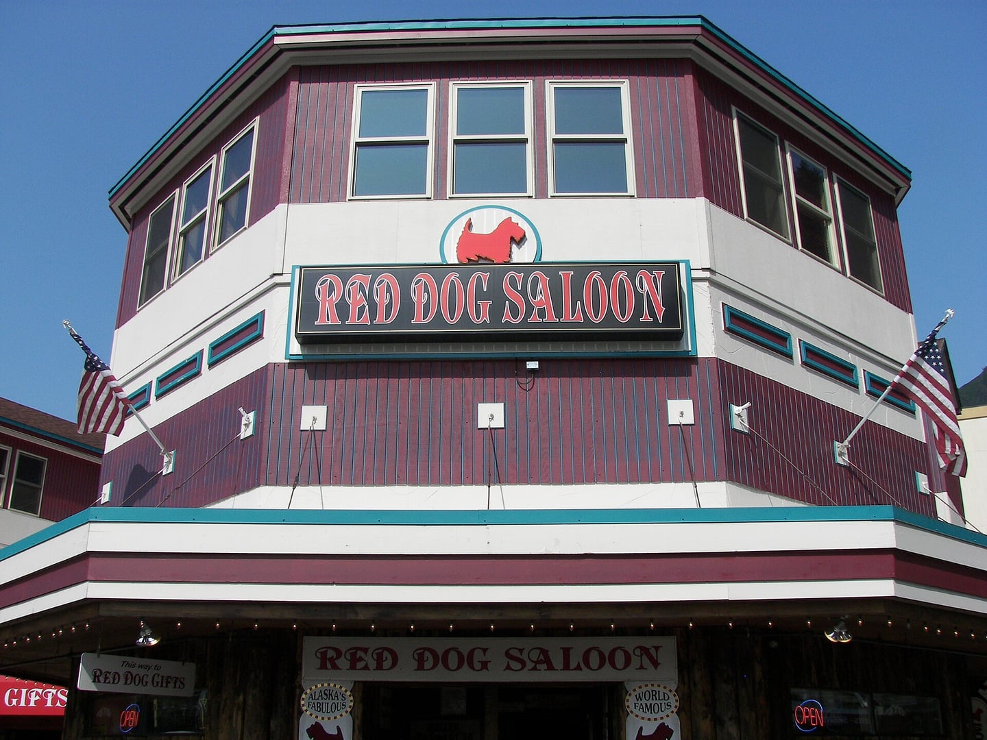 The Red Dog Saloon on South Franklin Street in downtown Juneau, Alaska