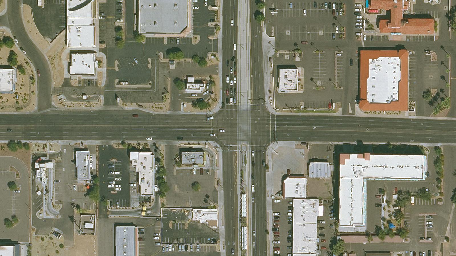 Aerial survey view of 19th Avenue and Northern Avenue