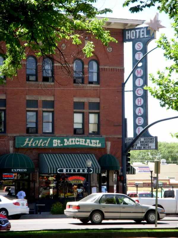 Hotel St. Michael on Whiskey Row in downtown Prescott, Arizona