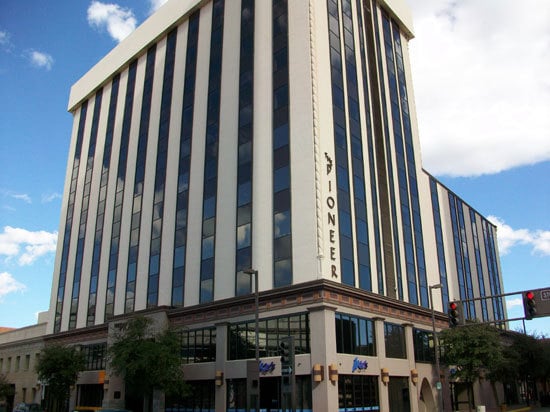 The Pioneer Hotel building in downtown Tucson, Arizona