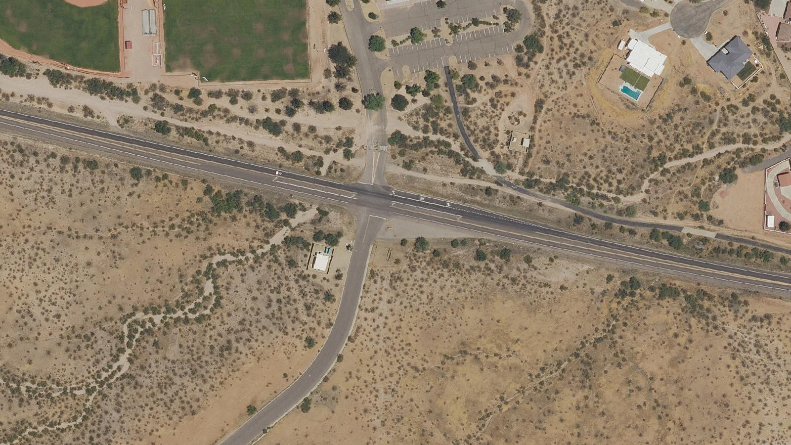 Aerial survey view of Wickenburg Massacre Site