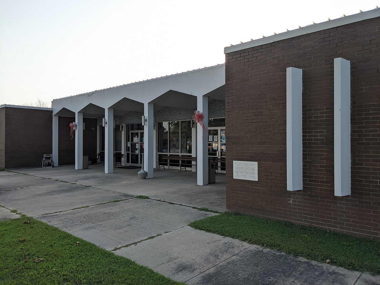 The Clay County Courthouse Eastern District on Courthouse Square in Piggott, Arkansas, built 1966-1967