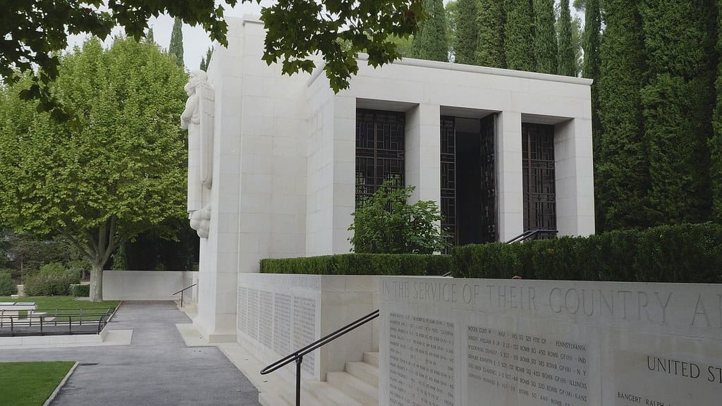 The site of the Rhone American Cemetery and Memorial in France was selected because of its historic location along the route of the U.S. Seventh Army's drive up the Rhone Valley. It was established on August 19, 1944 after the Seventh Army's surprise landing in southern France.

On 12.5 acres at the