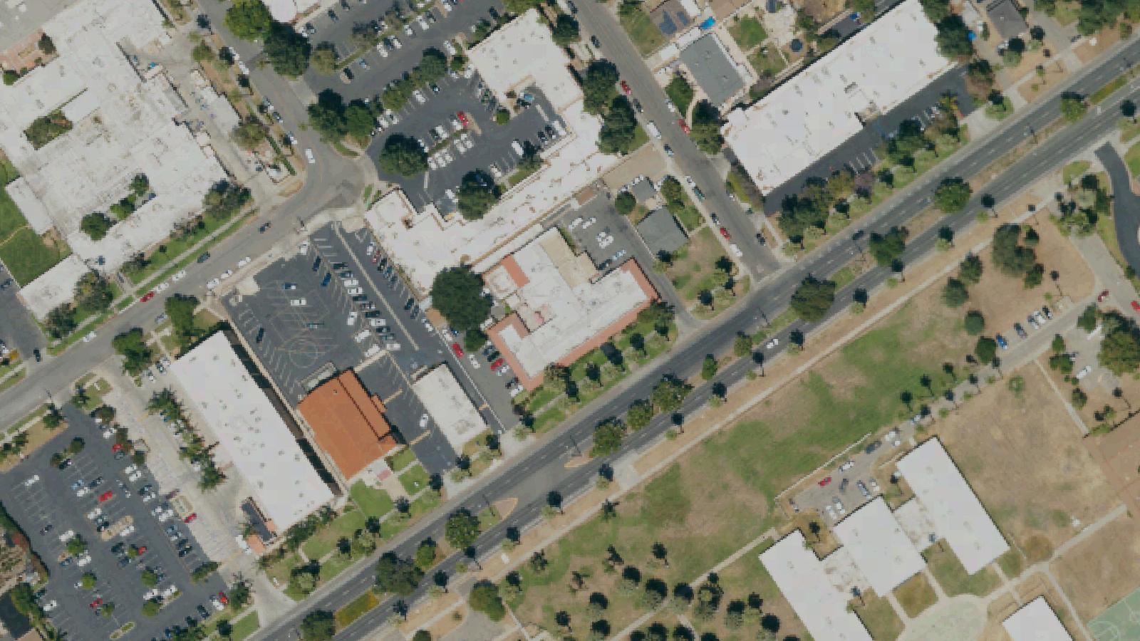 Aerial survey view of At the Villa