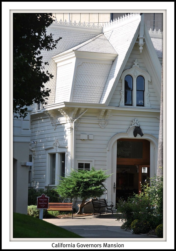 The 1877 California Governor's Mansion, a Second Empire Italianate Victorian house at 1526 H Street in Sacramento