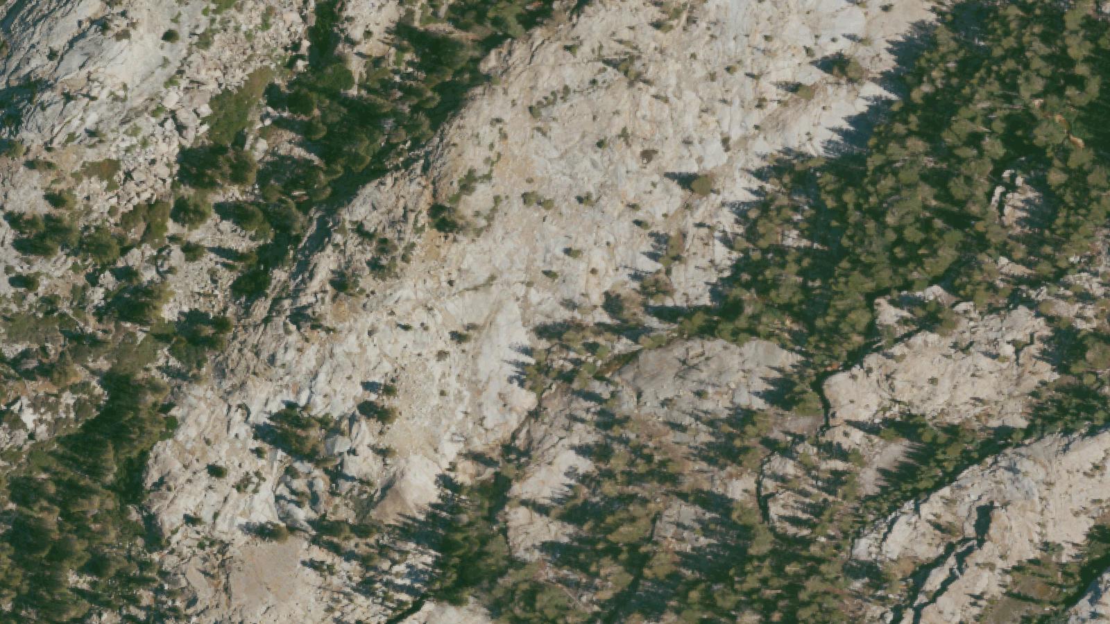 Aerial survey view of Camp 6