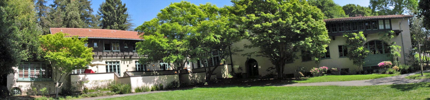 The historic Bernard Maybeck-designed Faculty Club building at UC Berkeley