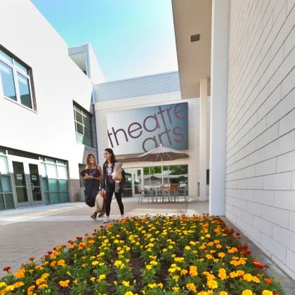 Glenn Wallichs Theatre building on University of Redlands campus, Redlands, California
