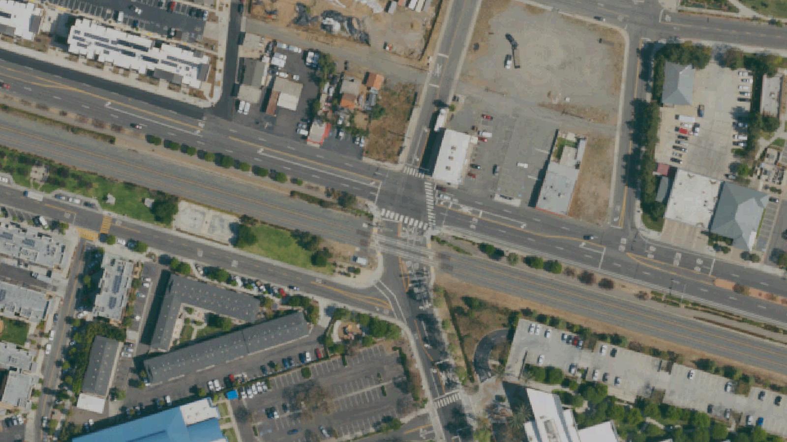 Aerial survey view of Harmony Grove Spiritualist Association