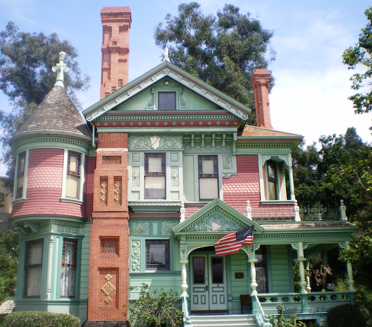 Hale House at Heritage Square Museum, Los Angeles — 1887 Queen Anne-Eastlake Victorian home relocated from Highland Park in 1970