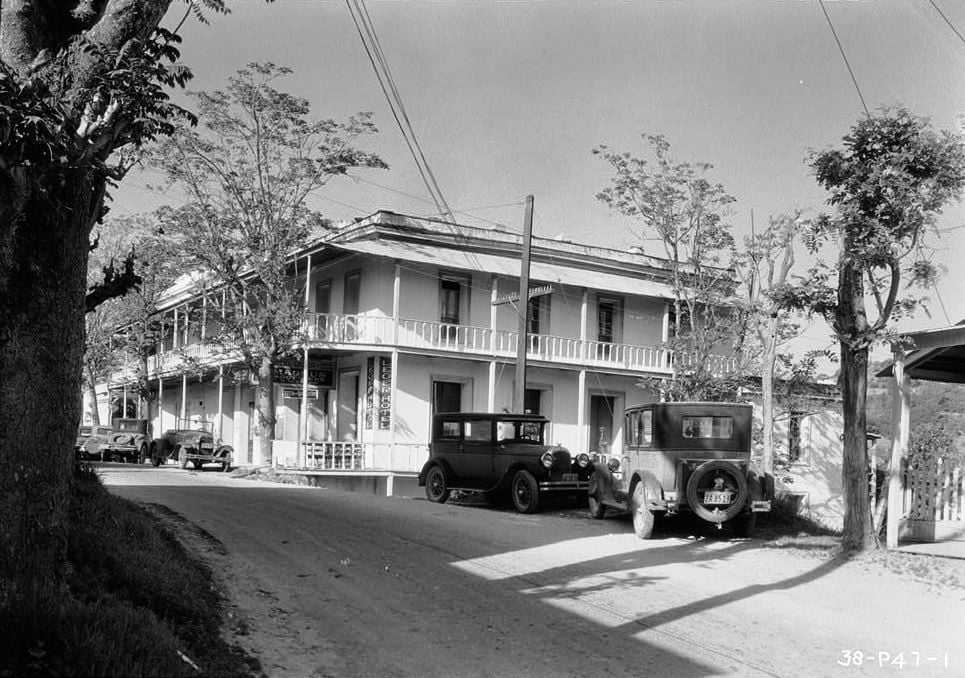 Hotel Léger 1934 historic photograph in Mokelumne Hill California Gold Country