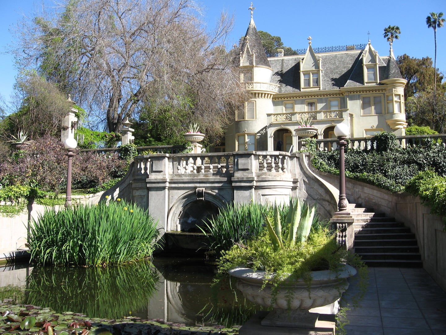 Kimberly Crest House and Gardens French chateau-style mansion in Redlands California