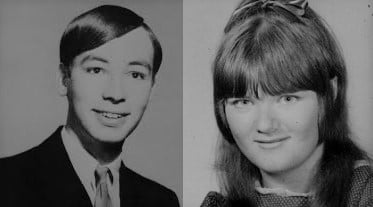 Image depicts Zodiac Lake Herman Road victims David Arthur Faraday and Betty Lou Jensen. First published in US media December 1968.