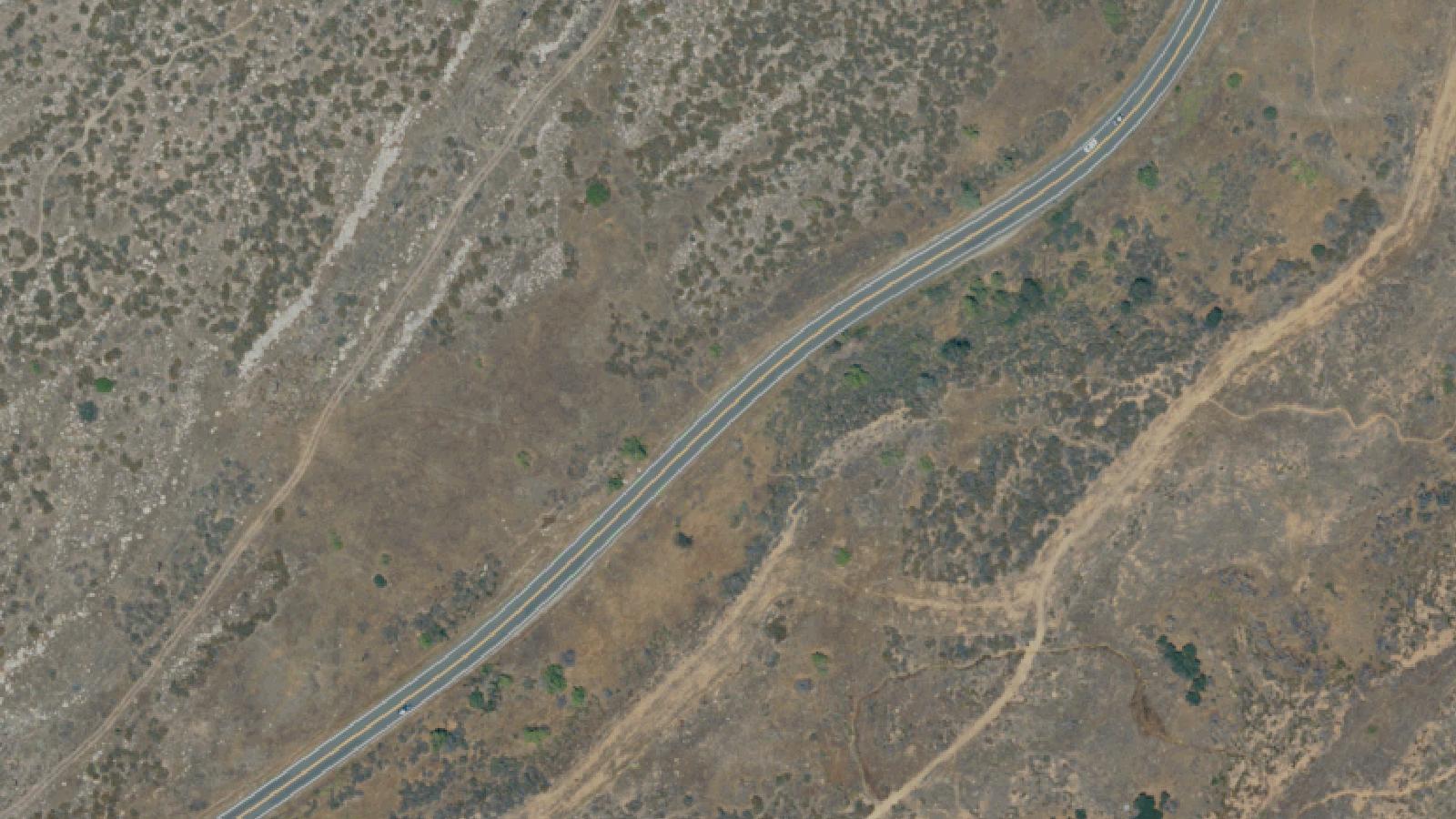 Aerial survey view of Mill Creek