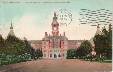 Napa State Hospital campus in Napa, California.