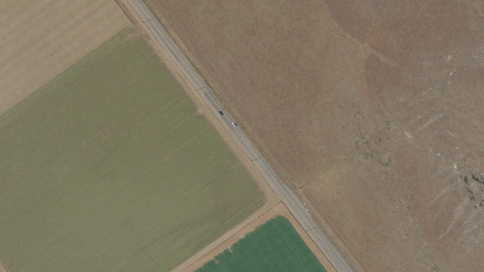 Aerial survey view of Old Stage Road