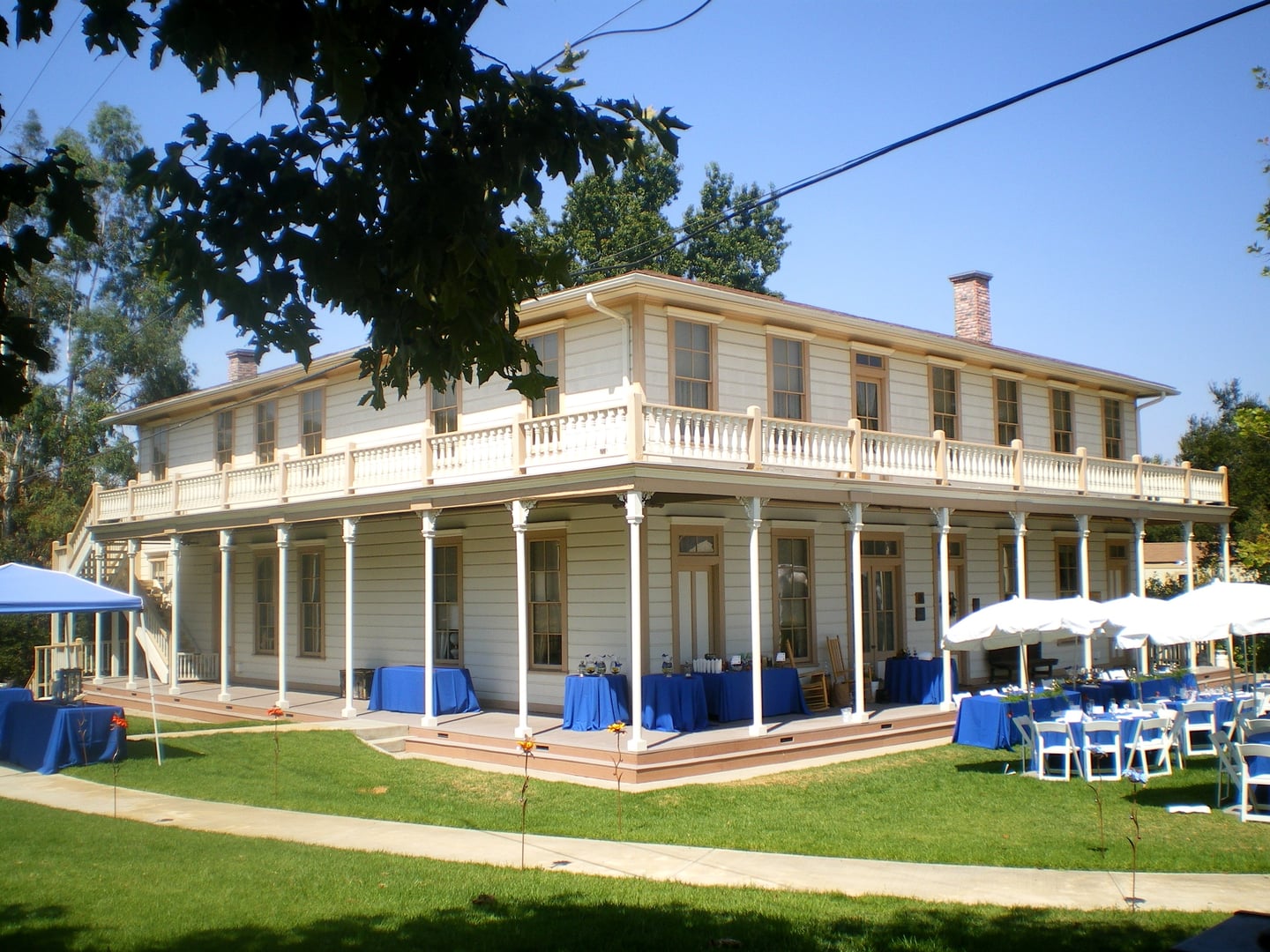 The reconstructed Victorian Grand Union Hotel that houses the Stagecoach Inn Museum on Ventu Park Road in Newbury Park, California.
