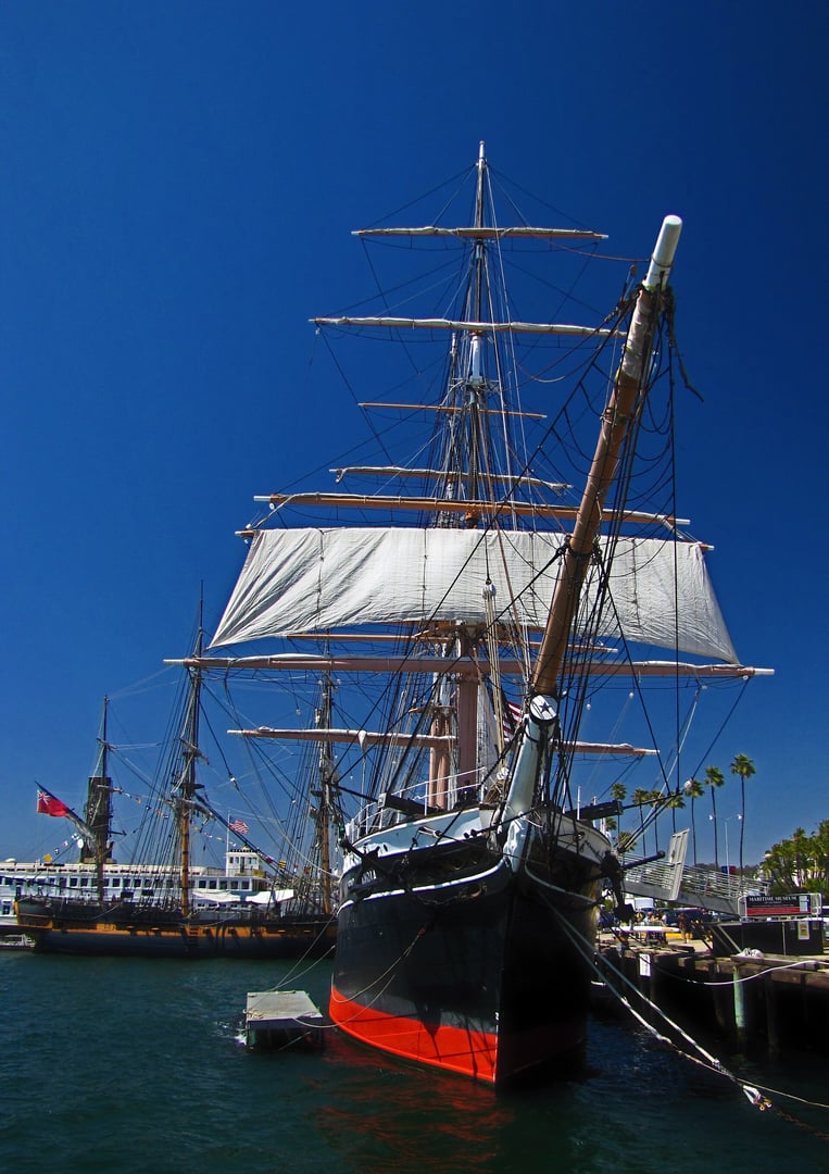 Star of India (Euterpe) — 1863 iron-hulled full-rigged sailing ship at the Maritime Museum of San Diego Embarcadero