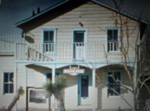 Western Hotel Museum (former Lancaster Hotel) in Lancaster California, historic wood-frame hotel