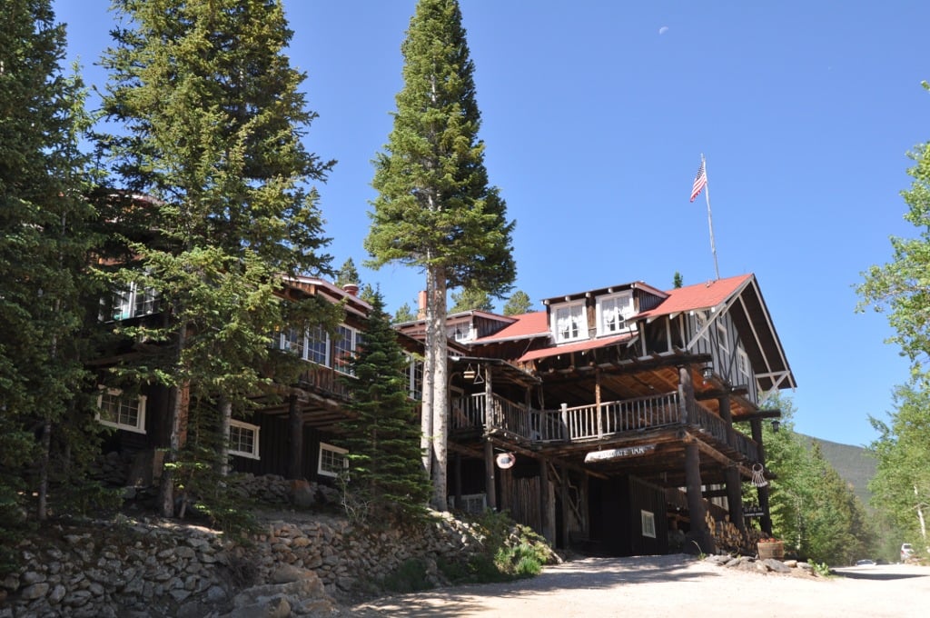 The historic Baldpate Inn lodge outside Estes Park, Colorado, home of the 20,000-key collection