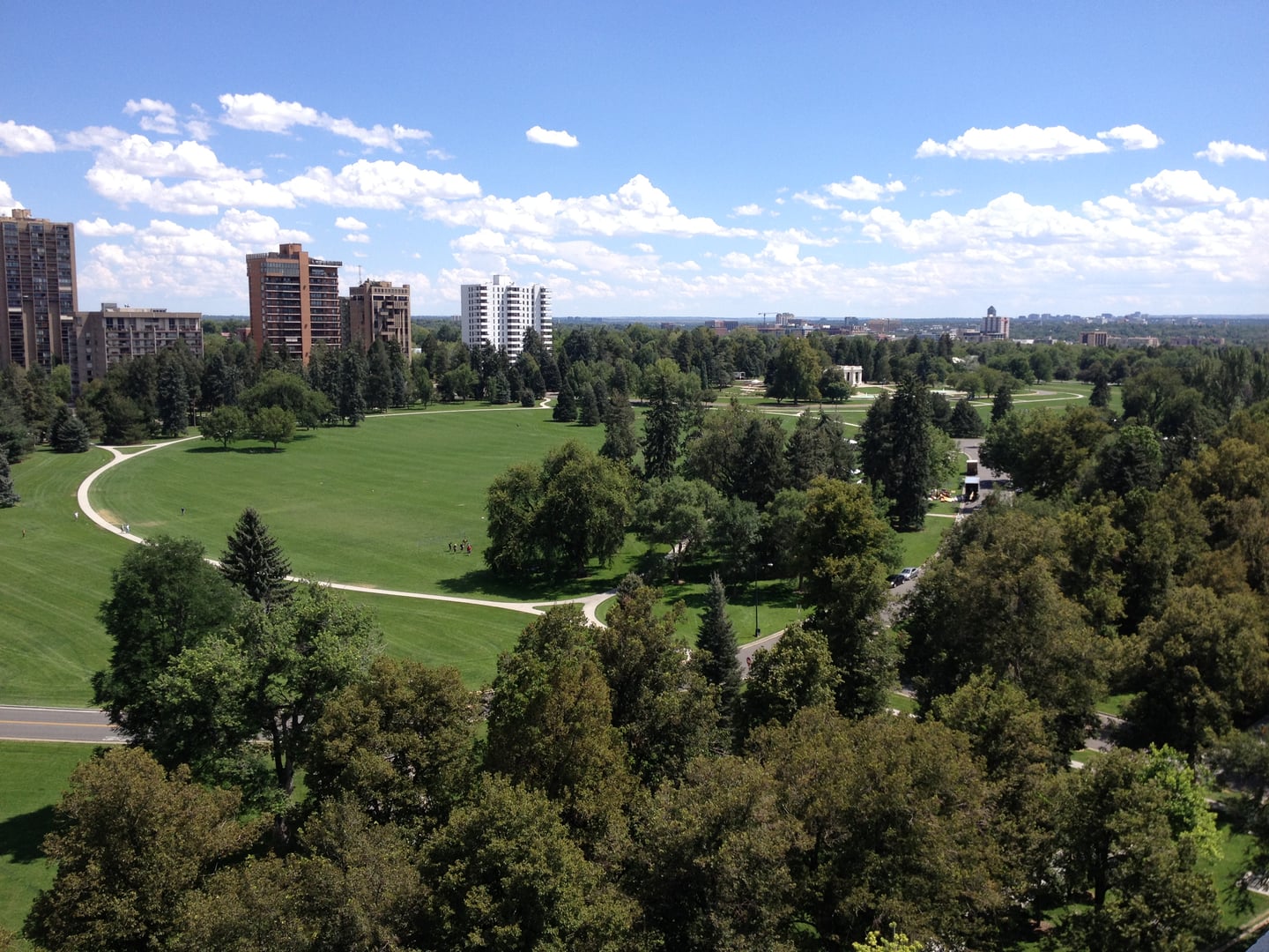 Cheesman Park in Denver, Colorado — public park on the site of the city's first cemetery
