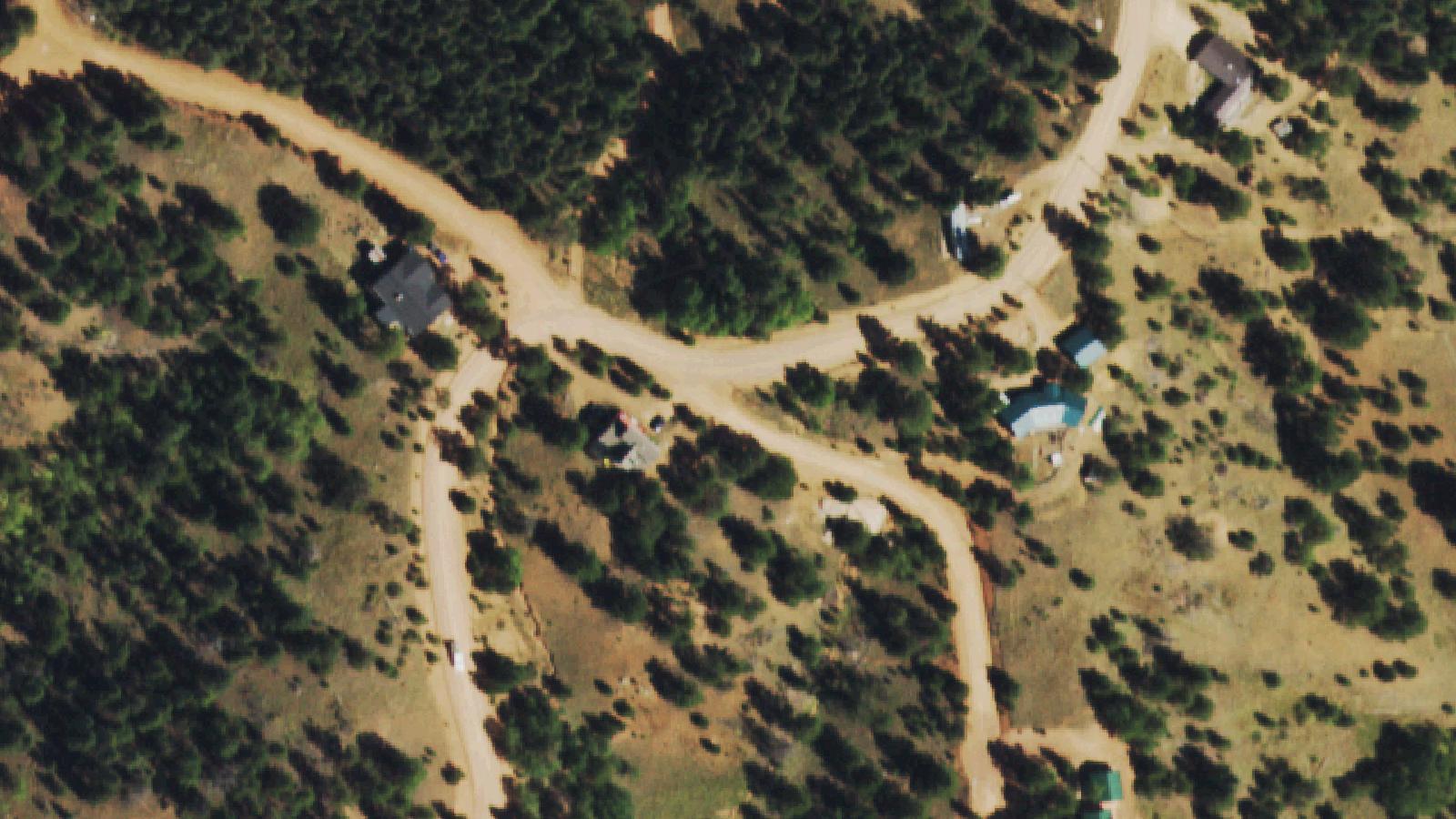 Aerial survey view of Colorado Grande Casino (Fairley Brothers and Lampman Building)