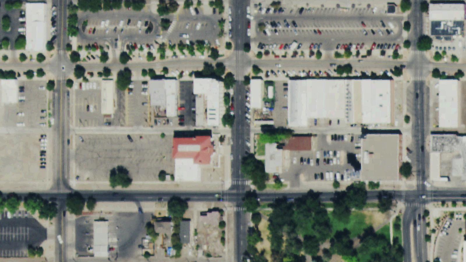 Aerial survey view of Elks Lodge #575