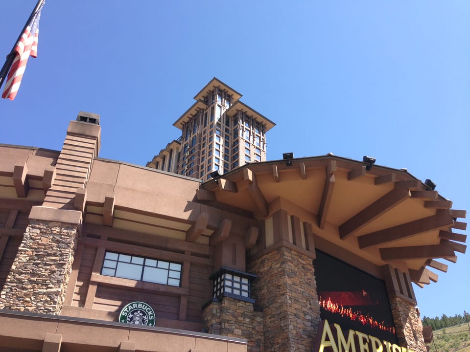 The Ameristar Casino in Black Hawk, CO, USA. July 2013.
