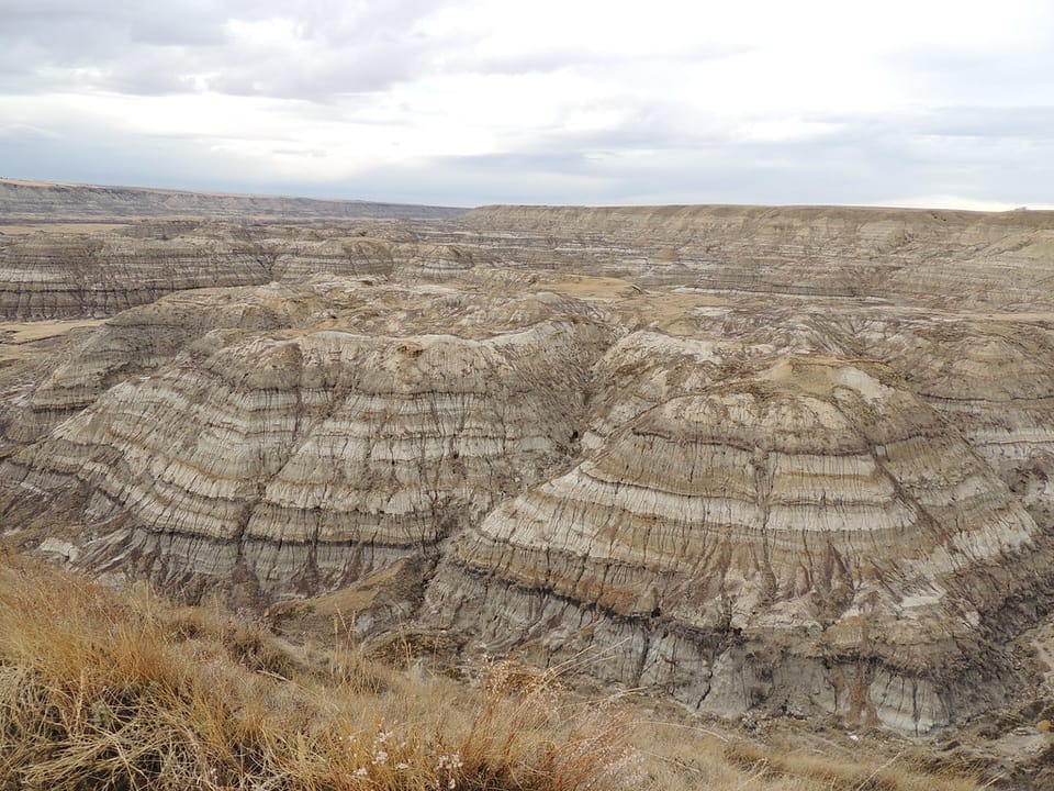 Located near Drumheller, Alberta this canyon is part of the Horseshoe Canyon network in the Alberta Badlands.