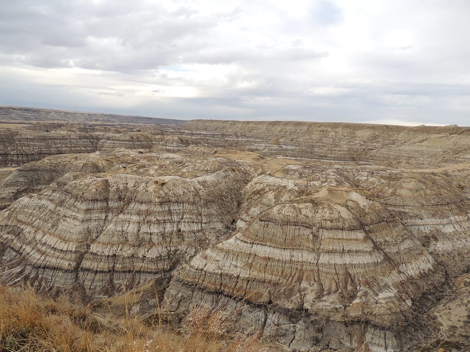 Located near Drumheller, Alberta this canyon is part of the Horseshoe Canyon network in the Alberta Badlands.