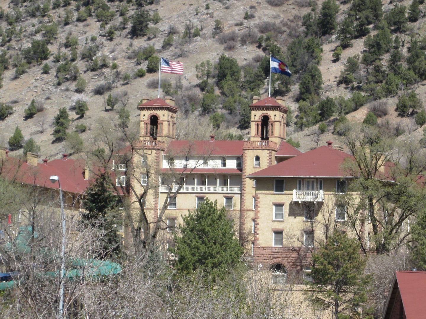 Hotel Colorado exterior, Glenwood Springs, Colorado, 2012