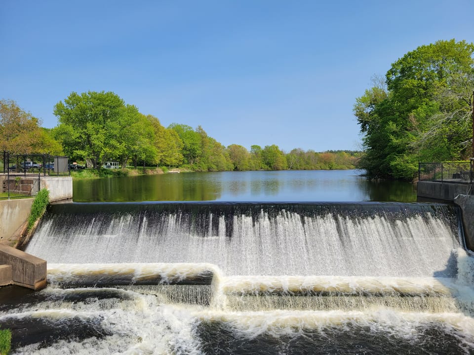 Millpond and dam, Somersville Connecticut