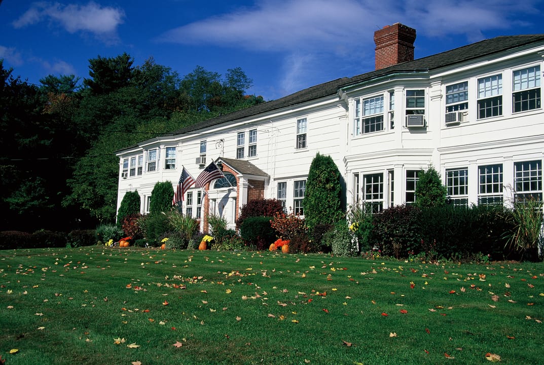 Front Facade of The Blackberry River Inn in Norfolk, CT