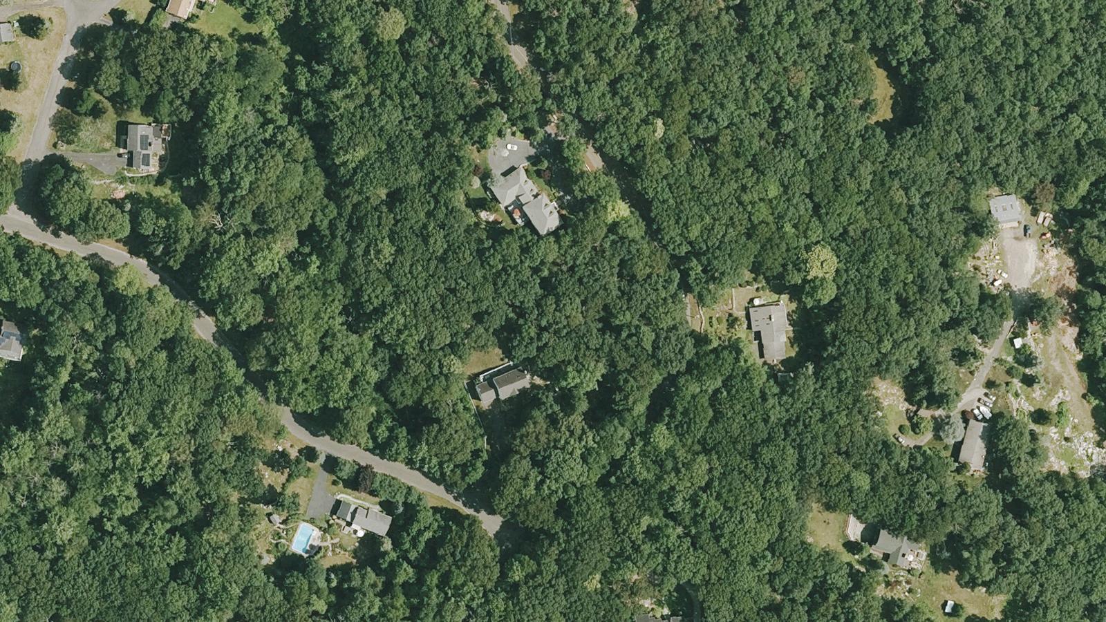 Aerial survey view of Nineveh Falls