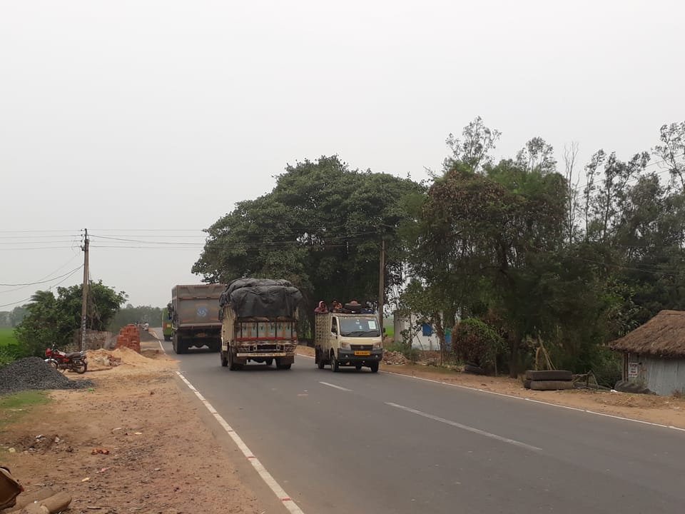 Labhpur to Suri road, the State Highway no. 6, Birnhum in West Bengal