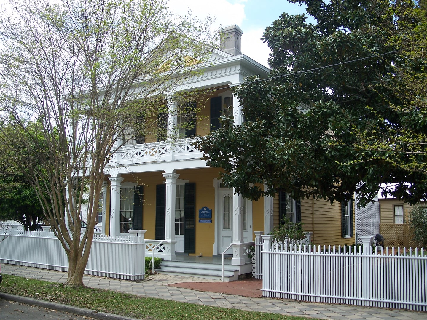 The 1871 Clara Barkley Dorr House at 311 South Adams Street in Historic Pensacola Village, Florida