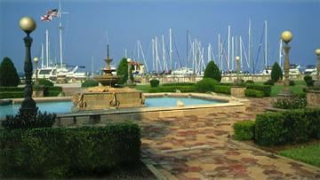 Epping Forest Yacht Club mansion exterior, Jacksonville FL — former Alfred I. du Pont estate, NRHP 1973
