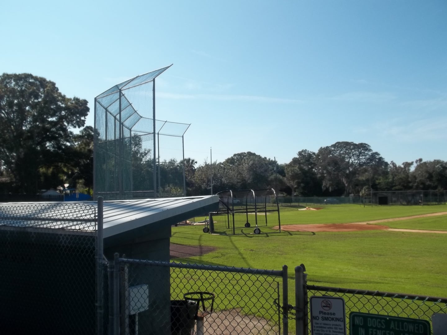 Huggins-Stengel Field at Crescent Lake Park in St. Petersburg, Florida — the 1925 New York Yankees spring training practice diamond, now on the National Register of Historic Places