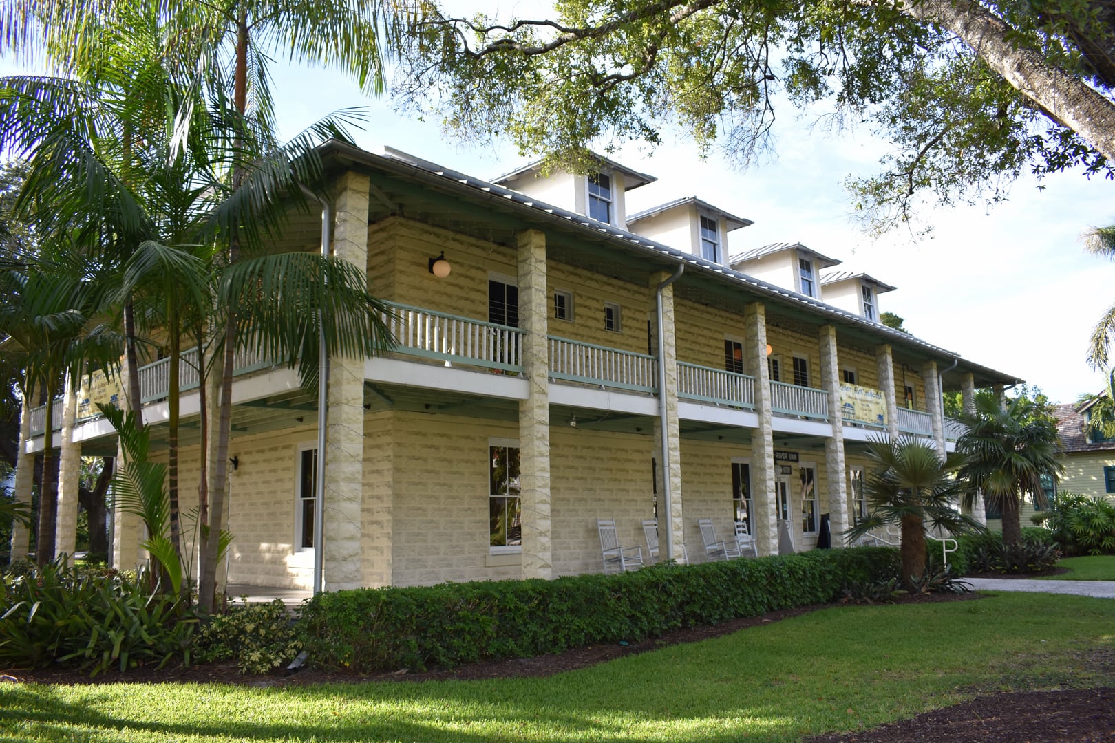 New River Inn at History Fort Lauderdale, 1905 historic two-story building in Fort Lauderdale, Florida