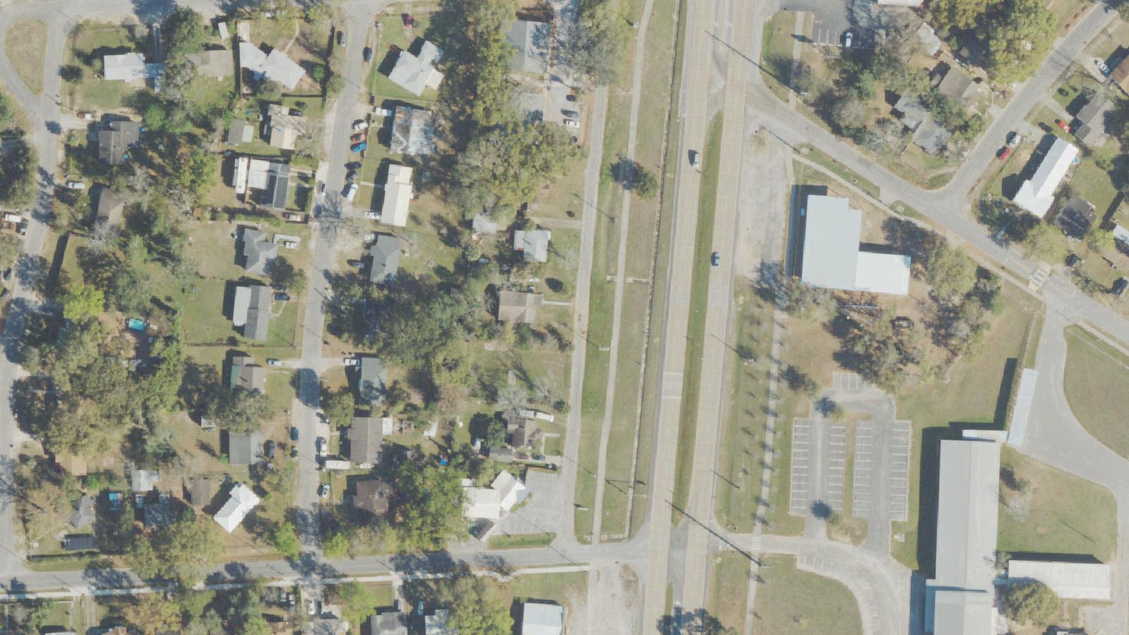 Aerial survey view of Museum of Shadows