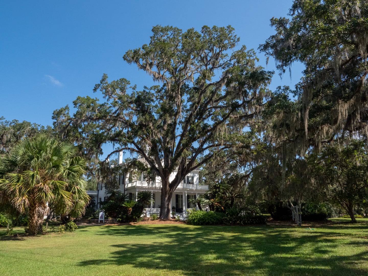The c. 1840 main house at Goodwood Museum & Gardens, a former cotton plantation estate in Tallahassee, Florida