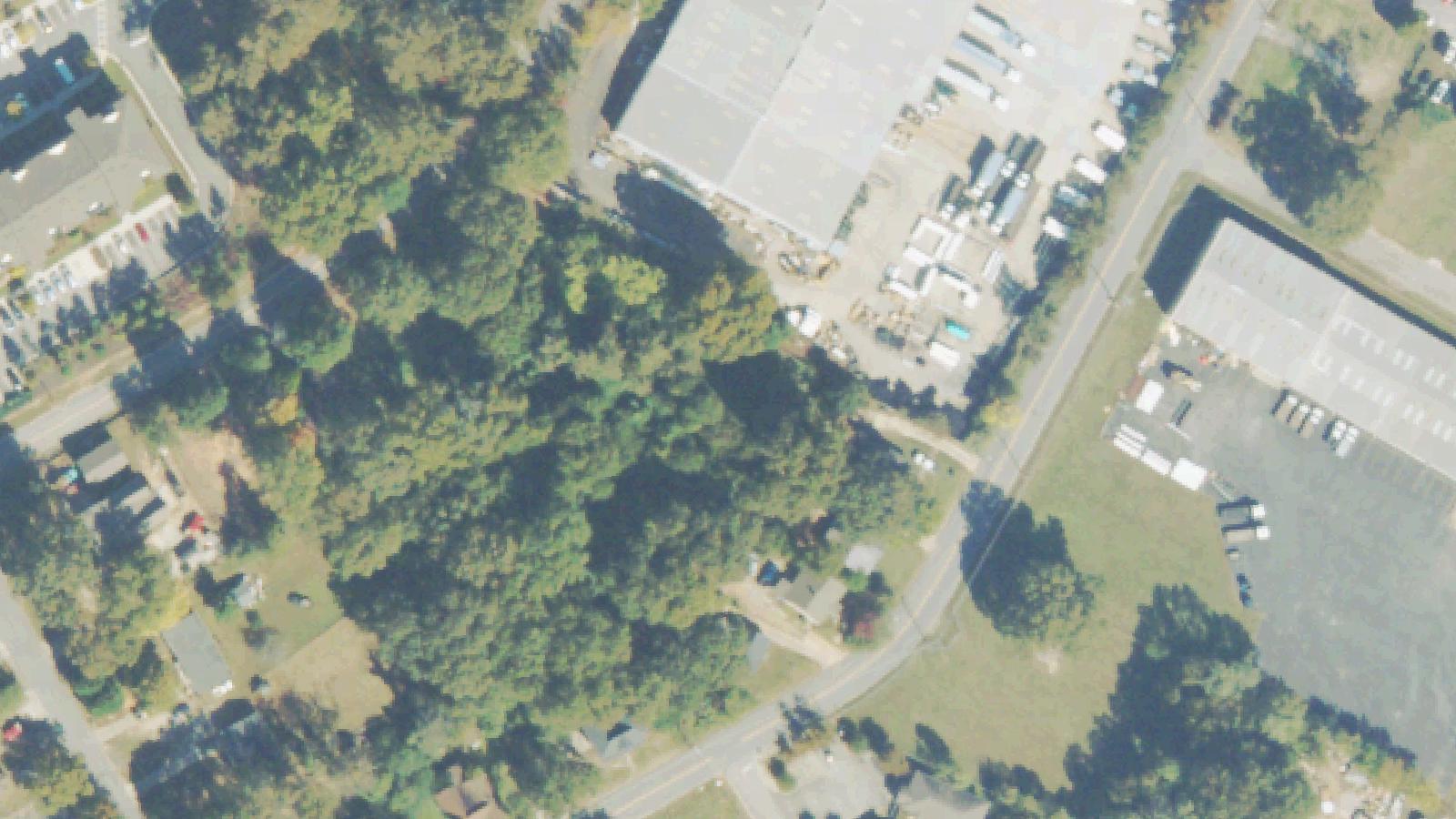 Aerial survey view of Alta Vista Cemetery