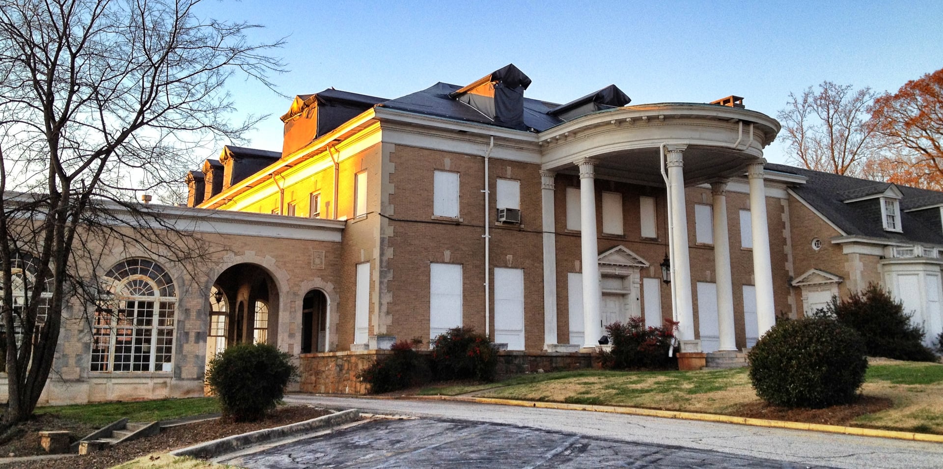Exterior of the Briarcliff Mansion on Emory's Briarcliff Campus, Atlanta, Georgia