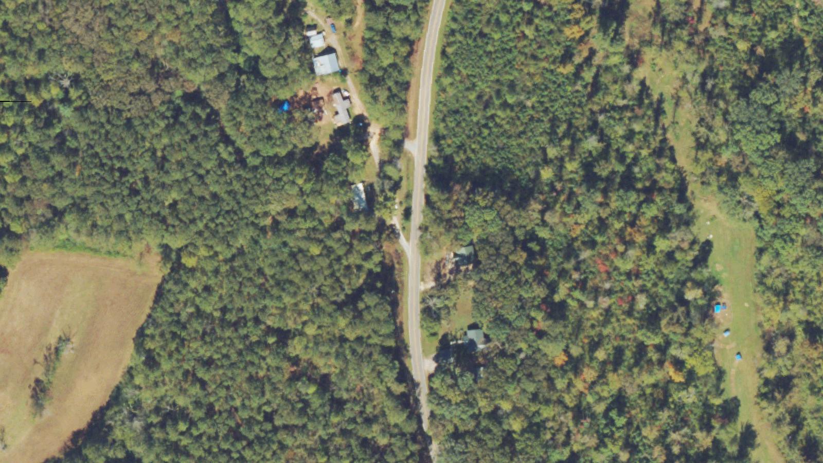 Aerial survey view of Carver Mill Bridge