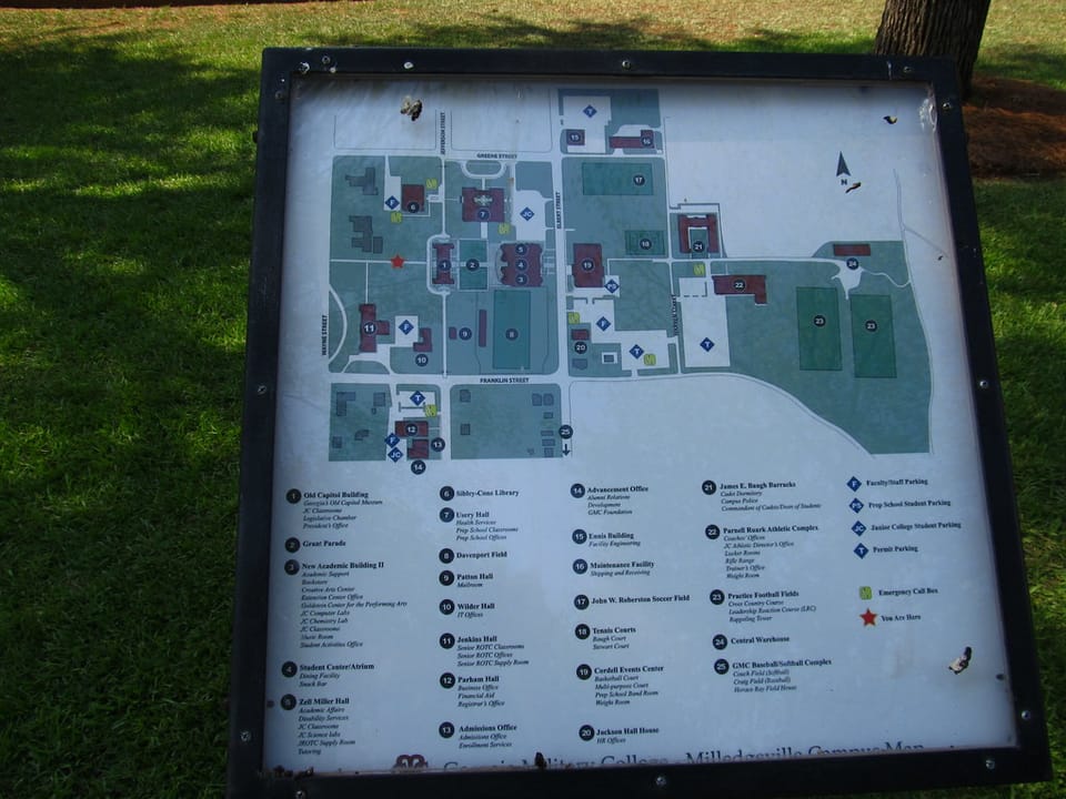 Old Governor's Mansion on the Georgia College & State University campus in Milledgeville, Georgia